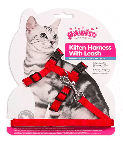 Pawise - Kitten Harness with Leash ( S - L )
