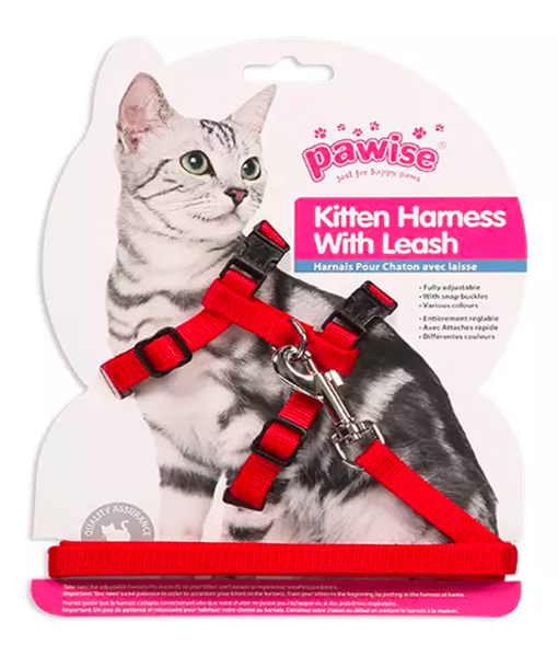 Pawise - Kitten Harness with Leash Pawise