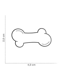 my family ID Tag - Grey XL Bone