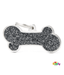 my family ID Tag - Shiny Blacl XL Bone