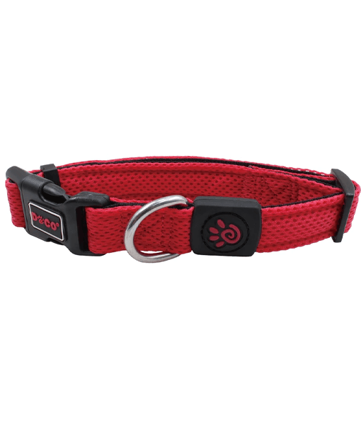 DOCO Puffy Mesh Collar Red