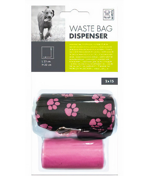 MPets Waste Bag Dispenser Pink M-Pets