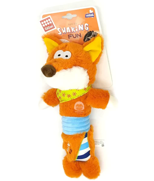 GiGwi - Plush Shaking Fun Dog Toy (Fox)