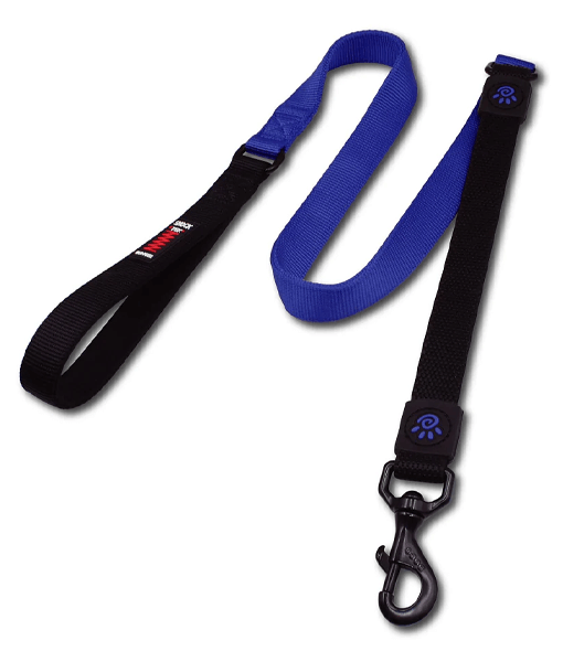 Doco 120cm Shock Absorbing Bungee Nylon Dog Leash Blue Doco