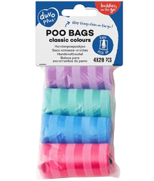 Duvo Duvo Waste Bags Stripes 4*20PCS