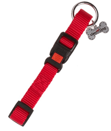 Gimdog GimDog Adjustable Dog Nylon Collar Red