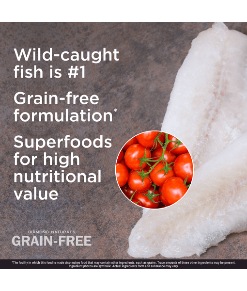 Diamond Naturals Diamond - Grain Free Wild Caught Whitefish and Sweet Potato 12.7 Kg
