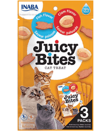 Inaba - Juicy Bites Fish & Clam Flavor 34g 3 packs