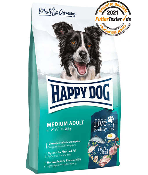 Happy Dog - fit & vital Medium Adult Chicken 12 kg Happy Dog