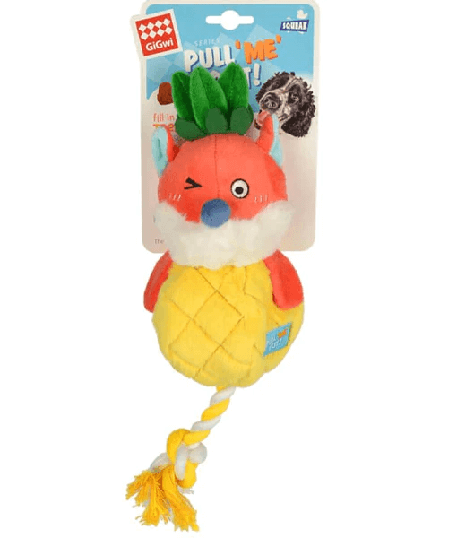 Gigwi Fox Model Floss Dog Toy