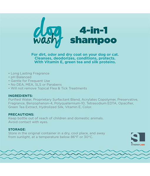 Synergy Labs - Filthy, 4 in 1 Shampoo, Deodorizes, Cleanses, Conditions, Protects - 354ml,709ml