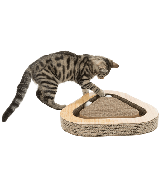 Trixie Scratching Cardboard With Ball L36xW36xH5 cm