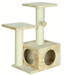 Trixie Trixie - Cat Valencia Scratching Post Tree With Cave Platforms & String Toy L44xW33xH71 cm