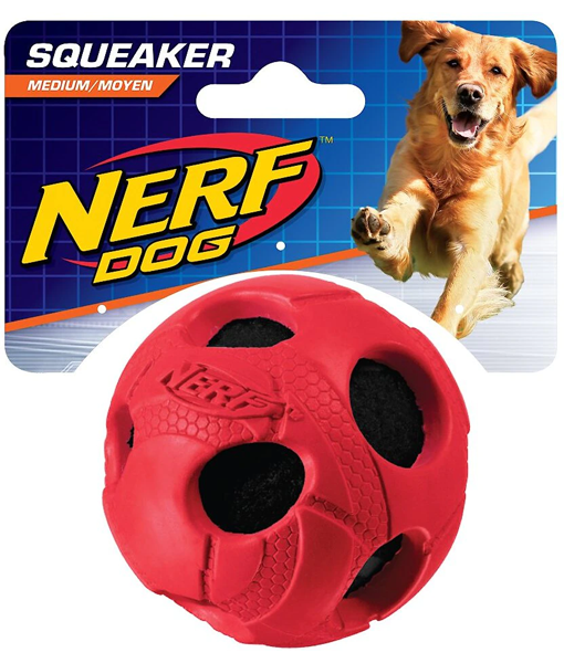 Nerf Dog Squeaker Ball Dog Toy Nerf