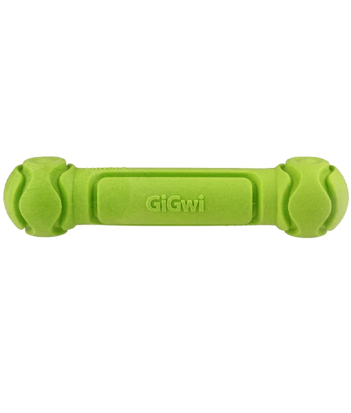 Gigwi - Dog Foam Dumbbell Toy Green/Rose GiGwi