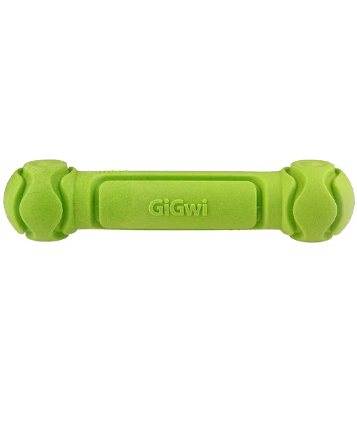 Gigwi - Dog Foam Dumbbell Toy Green/Rose