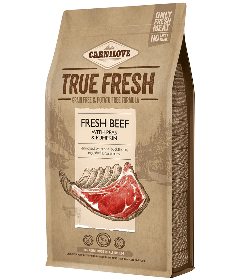 Carnilove True Fresh - Fresh Beef with Peas and Pumpkin 11.4 Kg