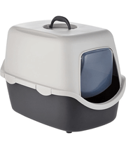 Trixie Vico Cat Litter Tray, With Hood White & Grey 58 x 30 x 39 cm