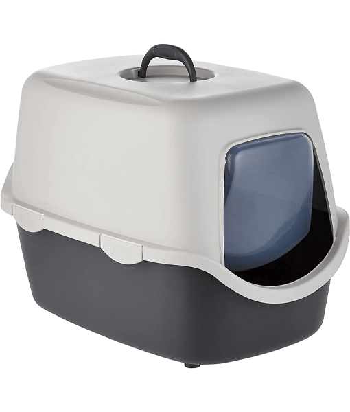 Trixie Vico Cat Litter Tray, With Hood White & Grey 58 x 30 x 39 cm