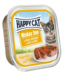 Happy Cat Happy Cat Minkas Duo Beef & Rabbit 100g