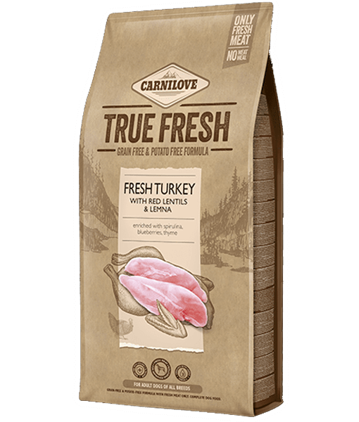 Carnilove True Fresh - Fresh Turkey with Red Lentils and Lemna 11.4kg Carnilove True Fresh