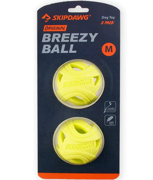 SKIPDAWG - Dog Breezy Ball Pack of 2 SKIPDAWG
