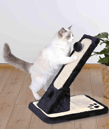 Trixie Trixie - Oblique Scratching Post Black L42×W30×H40 cm