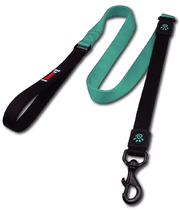 Doco 120cm Shock Absorbing Bungee Nylon Dog Leash Turquoise