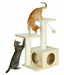 Trixie - Cat Valencia Scratching Post Tree With Cave Platforms & String Toy L44xW33xH71 cm Trixie