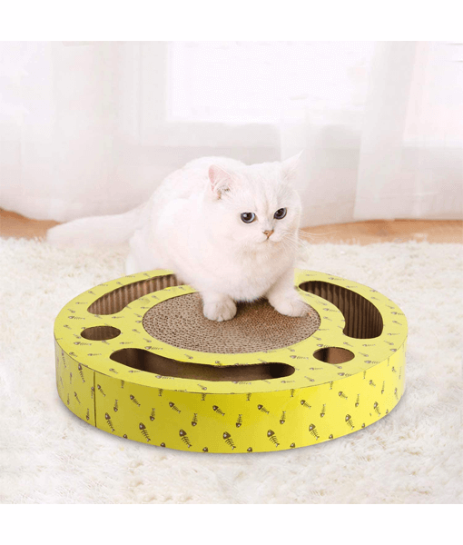 Pawise Cardboard Cat Play Collectible Scratching L33.5xW33.5xH5.5 cm