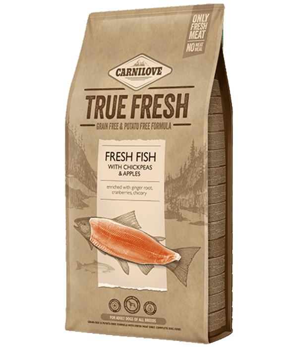 Carnilove True Fresh - Fresh Fish with Chickpeas and Apples 11.4 kg