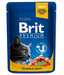 Brit Premium Cat Pouches with Salmon & Trout 85g