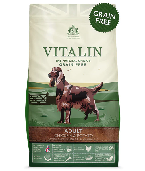 Vitalin - Adult Chicken & Potato 2kg-12kg Vitalin