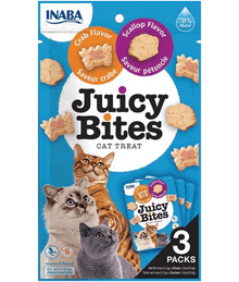 Inaba - Juicy Bites Cat Treats Crab & Scallop Flavor 34g