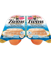 Inaba Twins - Tuna & Chicken with Scallop Recipe 2 Packs 70g
