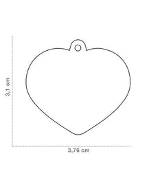 ID Tag - Pink Big Heart