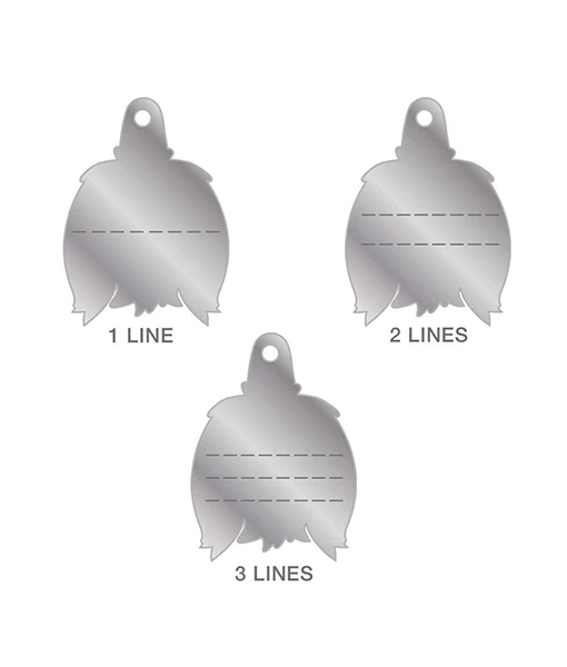 ID Tag - Black & White Shih Tzu