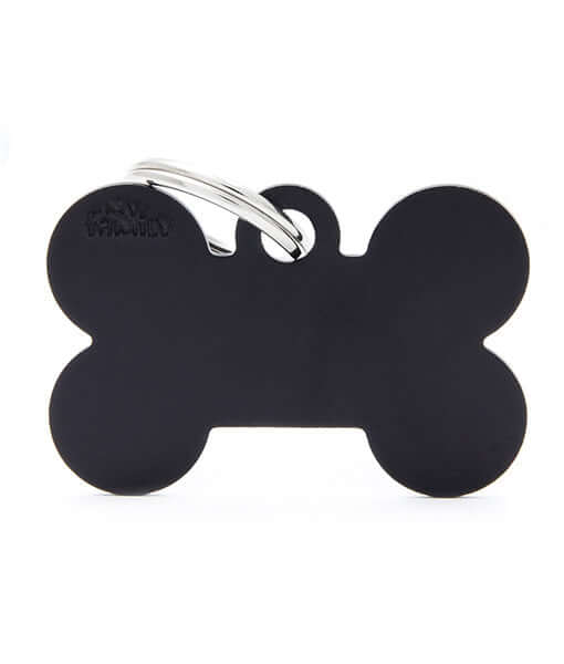 my family ID Tag - Basic Aluminum Bone
