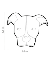 ID Tag - Brown Pitbull