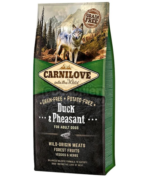 Carnilove - Duck & Pheasant for adult dogs 12kgs Carnilove