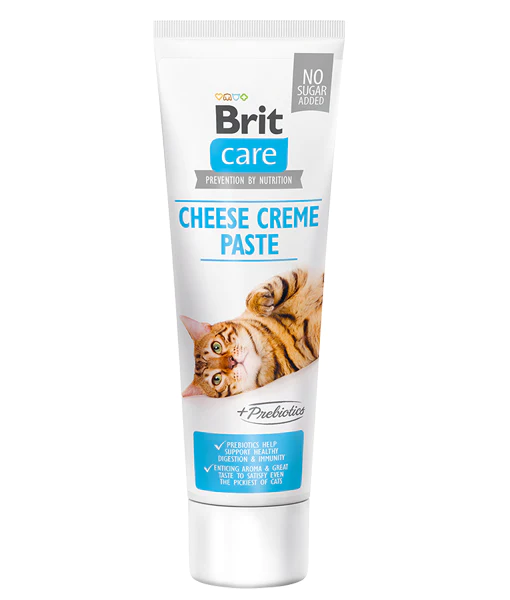 Brit Care - Cat functional cheese creme paste enriched with prebiotics 100g Brit Care