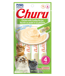 Inaba - Churu Chicken with Scallop 4 Tubes