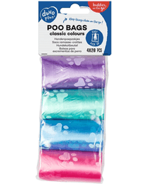 Duvo- Colored Poop Bags 4Rolls