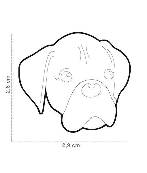 ID Tag - Fawn Boxer