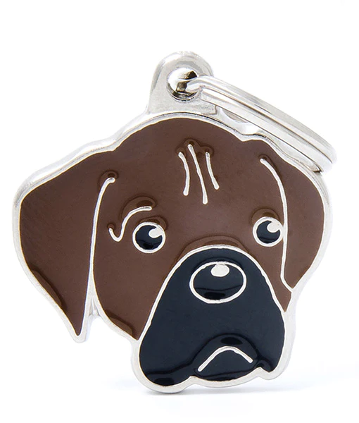 ID Tag - Fawn Boxer ID Tags