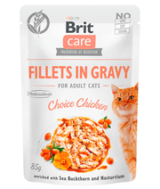 Brit Care - Cat Pouch Choice Chicken in Gravy 85g