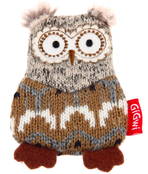 Gigwi - Plush Friendz Dog Toy Wise Owl Small