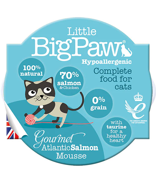 Little Big Paw - Gourmet Atlantic Salmon Mousse For Cats (85g) Little Big Paw