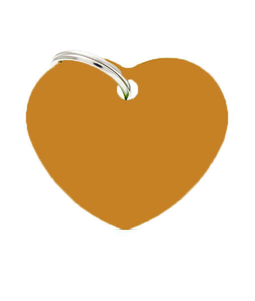 ID Tag – Basic Aluminum Heart