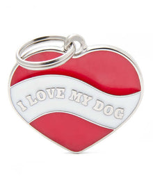 my family ID Tag - I love my dog